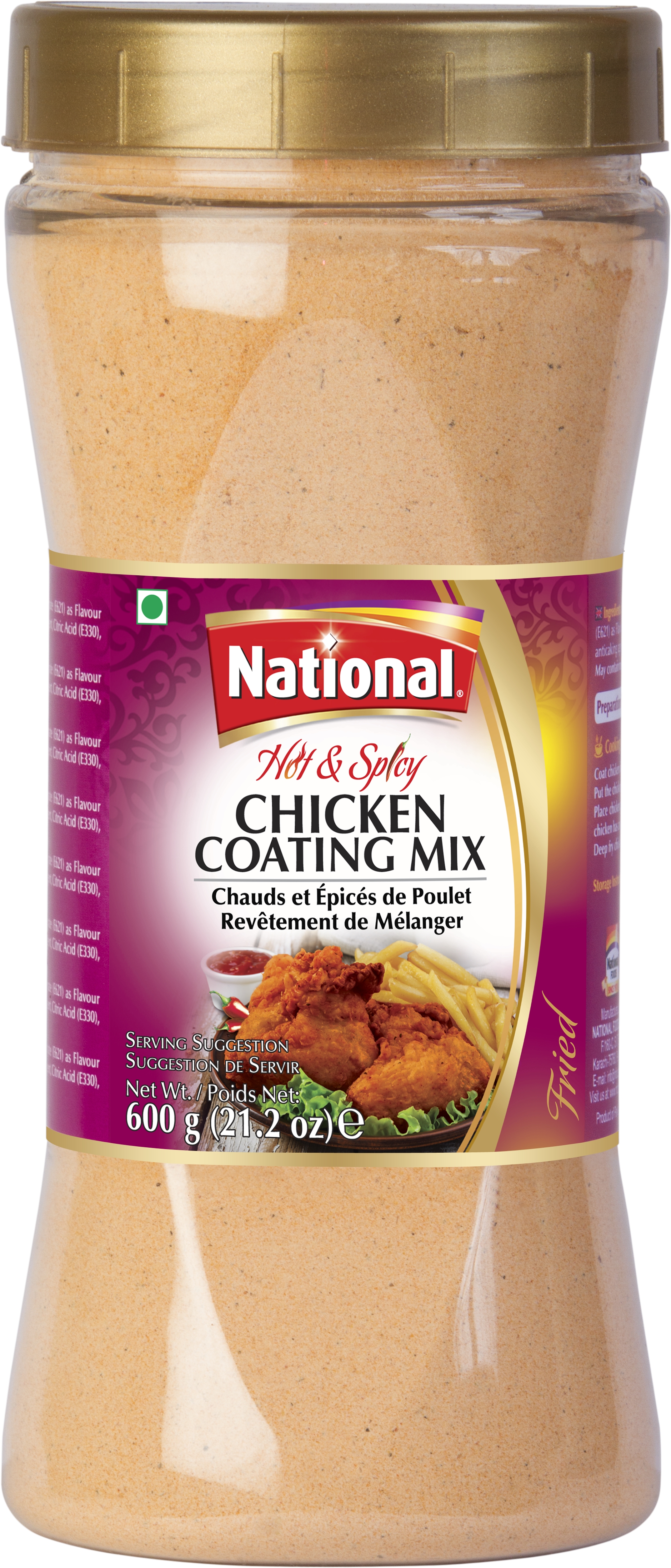 Chicken Coating Mix - Hot & Spicy - Click Image to Close